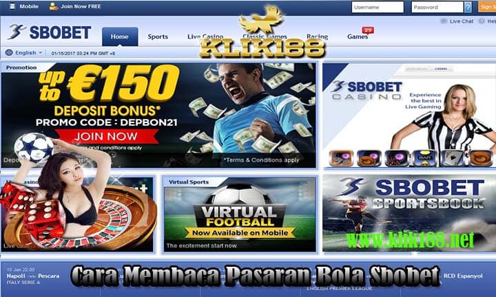 Cara Membaca Pasaran Bola Sbobet