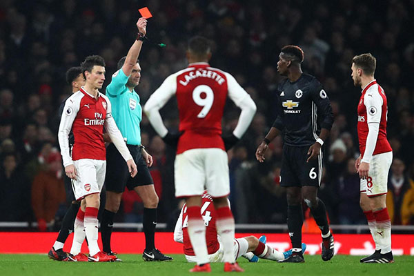 Laporan Pertandingan Premier League Arsenal 1 - 3 Manchester United