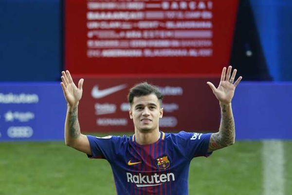 Luis Suarez Puji Debut Coutinho di La Liga Barcelona