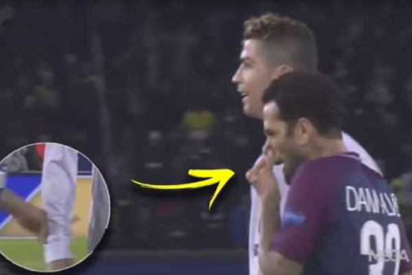Dani Alves Bantah Meper Ingus ke Jersey Cristiano Ronaldo